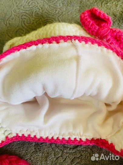 Комплект шапка и шарф для девочки