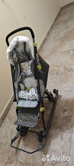 Коляска санки ника детям 7-6