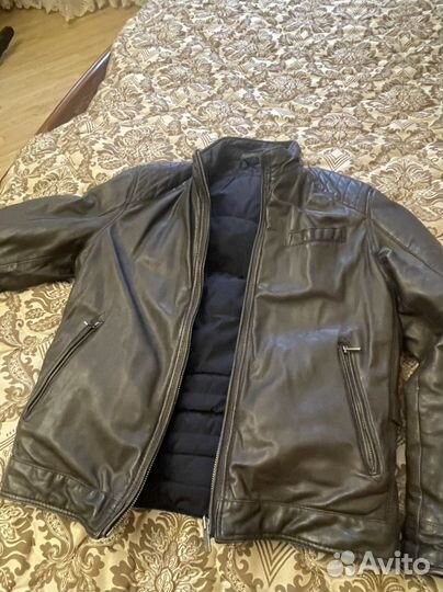 Куртка кожаная Massimo Dutti