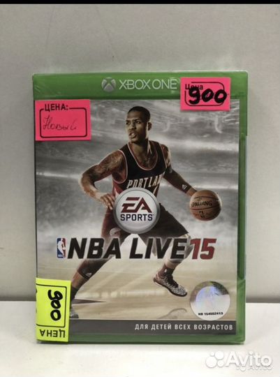 Диск NBA Live 15 для Xbox One
