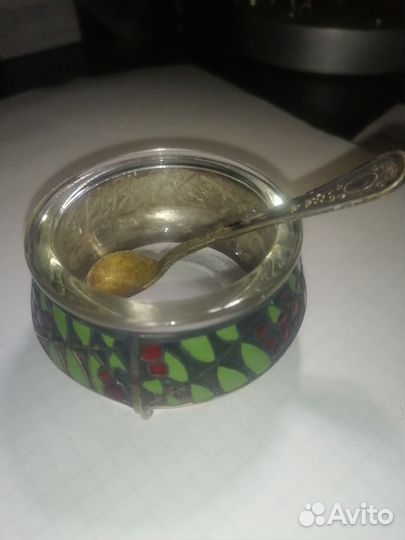 Солонка мельхиор 1960г