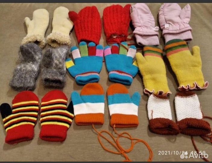Варежки, перчатки детские