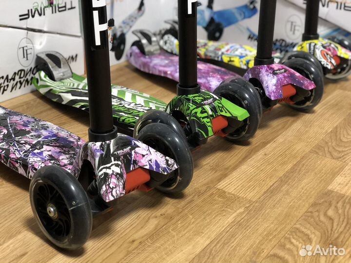 Самокат детский трехколесный
