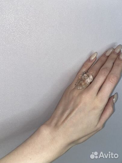 Кольца, имитация горного хрусталя