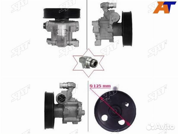 Насос гур mercedes-benz S-class