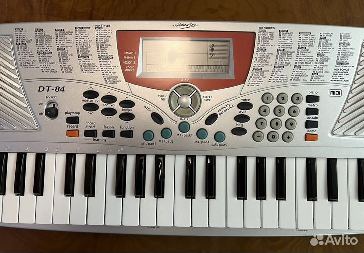 Детский синтезатор Alina Pro DT-84