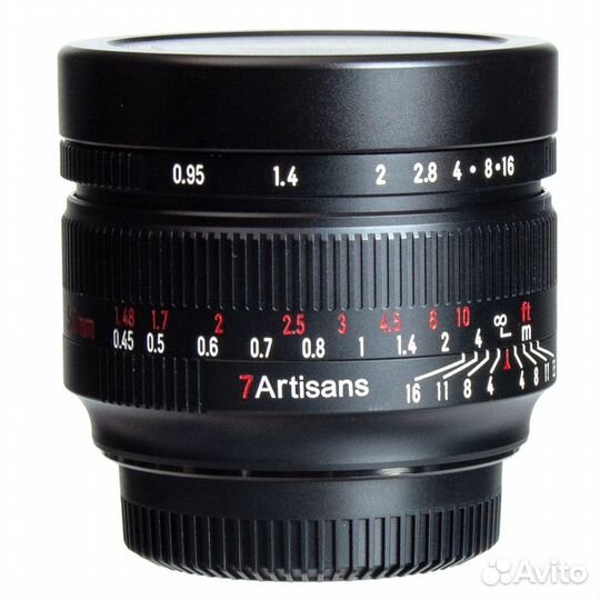 Объектив 7artisans 50mm F0.95 micro 4/3, черный