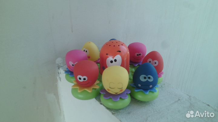 Остров осьминожек для купания игрушки