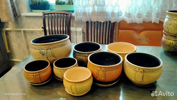 Горшки керамические