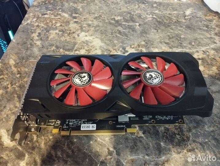 Видеокарта rx580 8gb