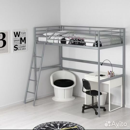 Кровать чердак икеа и матрас