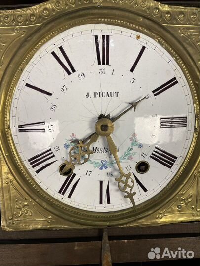 Антикварные напольные часы в бретонском стиле