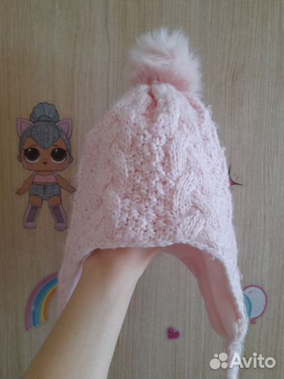 Шапка зимняя на 8-10 лет