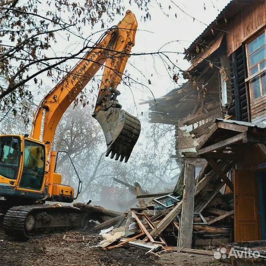 Демонтаж стен / Демонтаж снос зданий