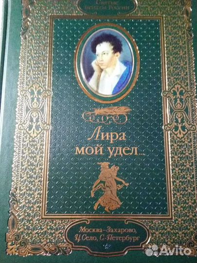 Книга Пушкина подарочное издание Лира мой удел