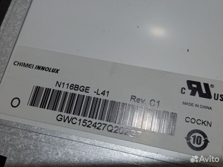 Матрица для ноута N116BGE-L41 11.6 дюйма 40пин