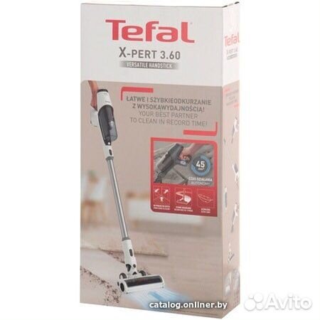 Вертикальный пылесос Tefal X-pert 360 ty6933wo