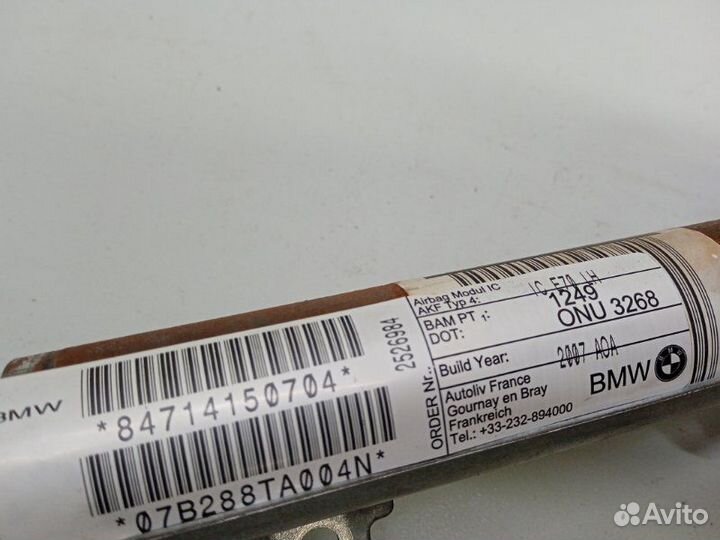 Подушка безопасности шторка левая Bmw X5 E70 4.8