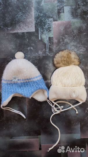 Шапки для девочки и мальчика, зимние,деми, лето