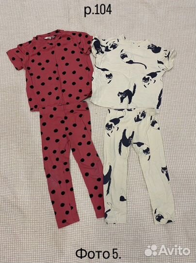 Девочка костюм платье пижама 92 98 104 110