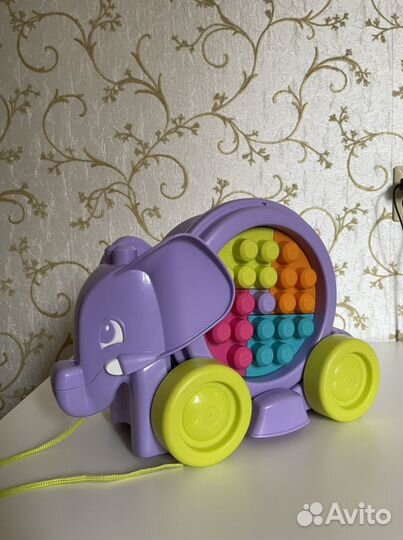 Конструктор mega blocks неуклюжий слон