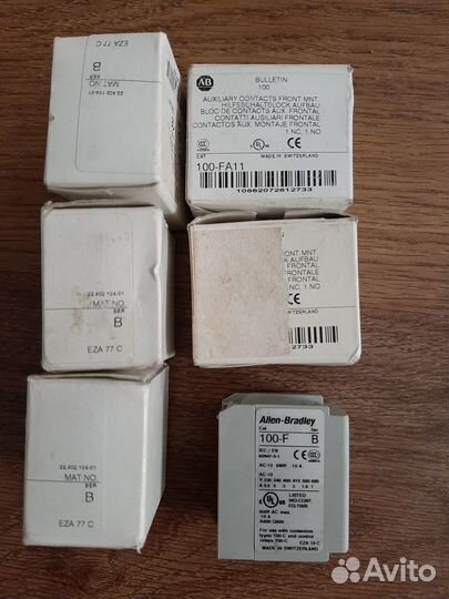 Allen bradley контактор, siemens simatic, и др