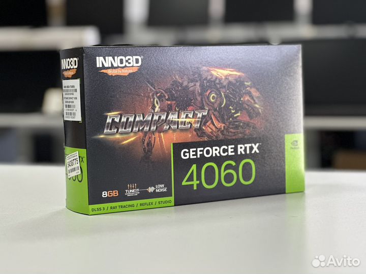 Видеокарта новая NVidia RTX 4060-8Gb inno3D