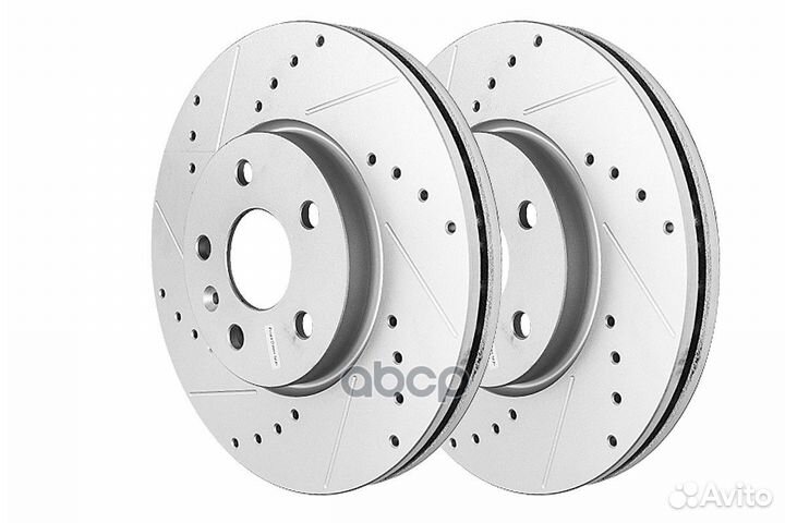 Передний тормозной диск Evolution с перфорацией