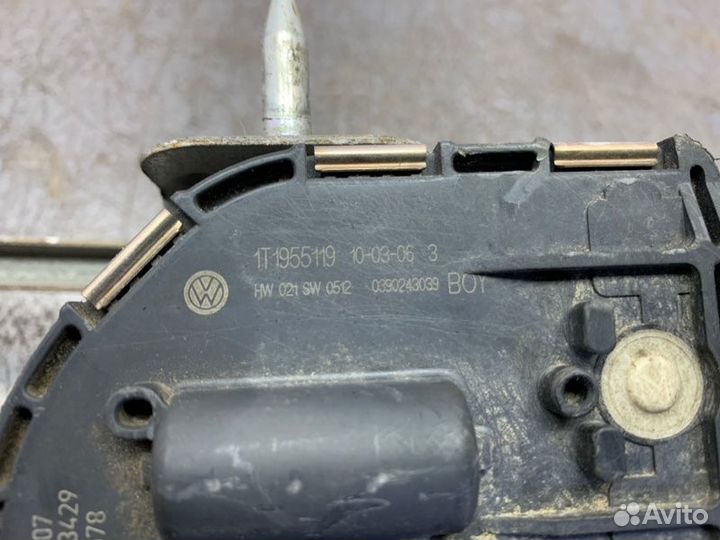 Трапеция дворников с двигателем Volkswagen Caddy