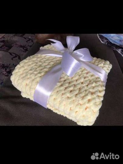 Плед новый ручной работы