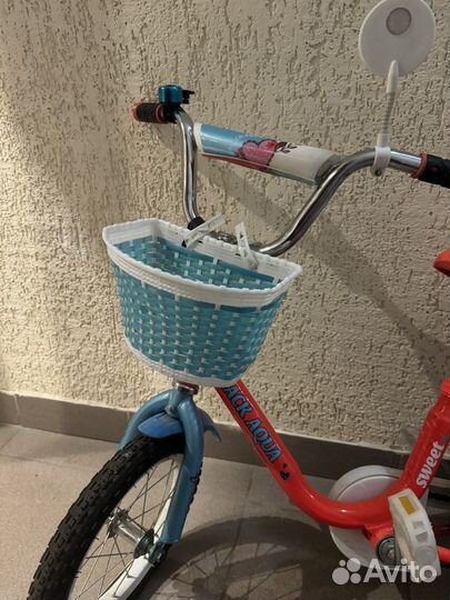 Детский велосипед black aqua