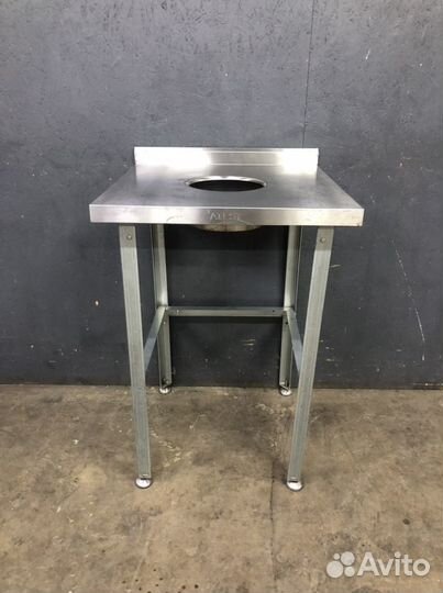 Стол для отходов из нержавеющей стали 60х60