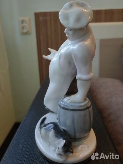 Статуэтка повар и кот