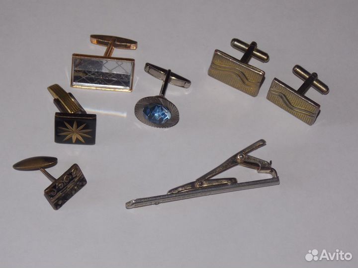 Запонки на рубашку, заколка, пуговицы СССР