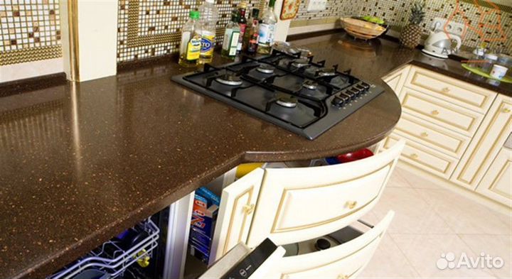 Столешница из искусственного камня для кухни