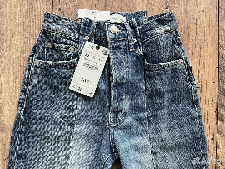 Джинсы zara новые 32 размер