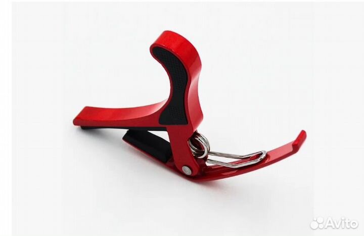 Каподастр для гитары, электрогитары, красный