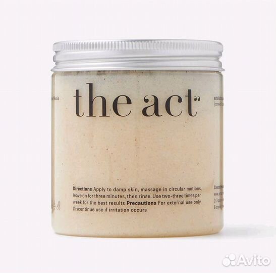 Скраб для тела the act, новые