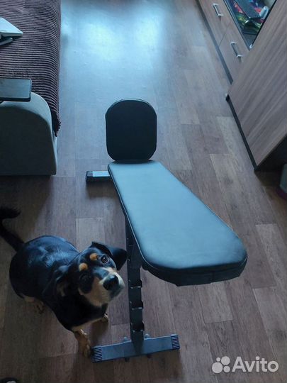 Регулируемая скамья для жима и пресса бу