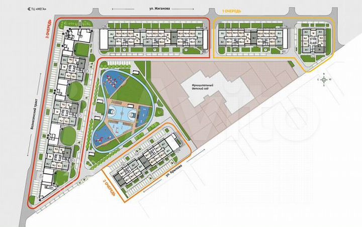 Квартира-студия, 34,1 м², 5/18 эт.