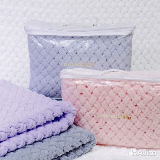 Плед детский плюшевый