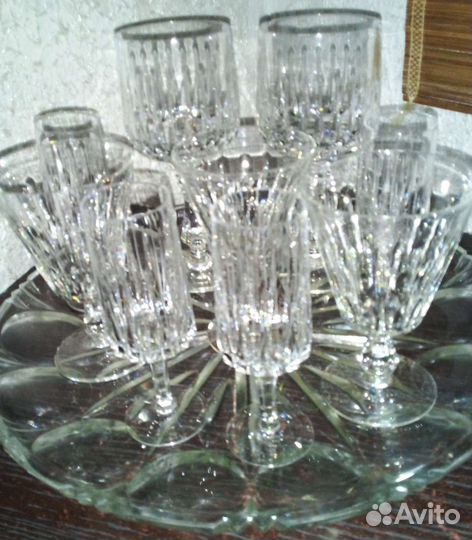 Набор для алкоголя Чешское стекло