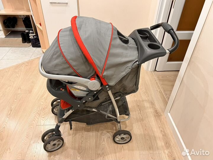Коляска 3 в 1 с автолюлькой Graco