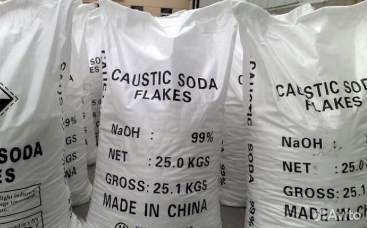 Каустическая сода / Натр едкий / Иран 25 кг