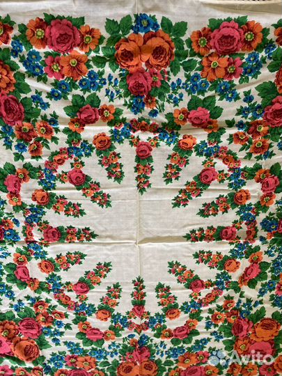 Русский народный платок палантин