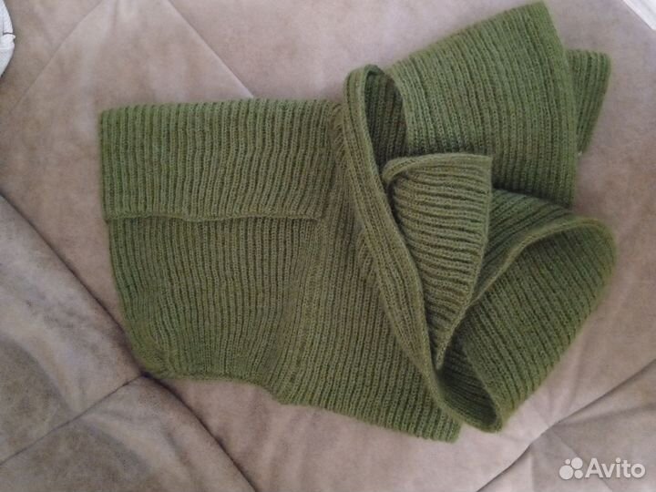 Шапка женская, снуд-капюшон-шарф