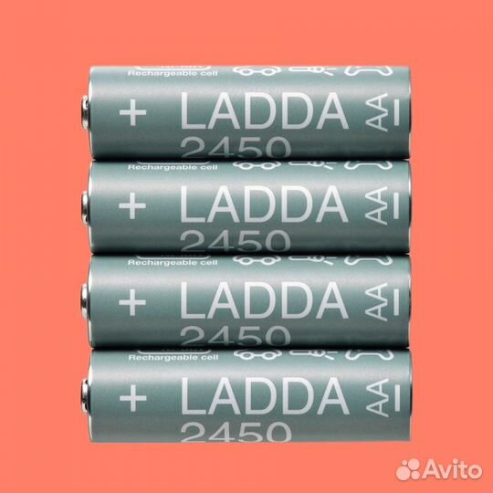 Ладда 2450mAh батарейка икеа IKEA