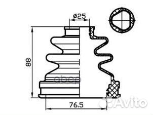 Пыльник привода (TA); tacb1044