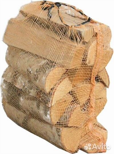 Дрова колотые в сетках