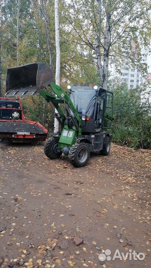 Услуги минипогрузчика фронтальный, уборка снега